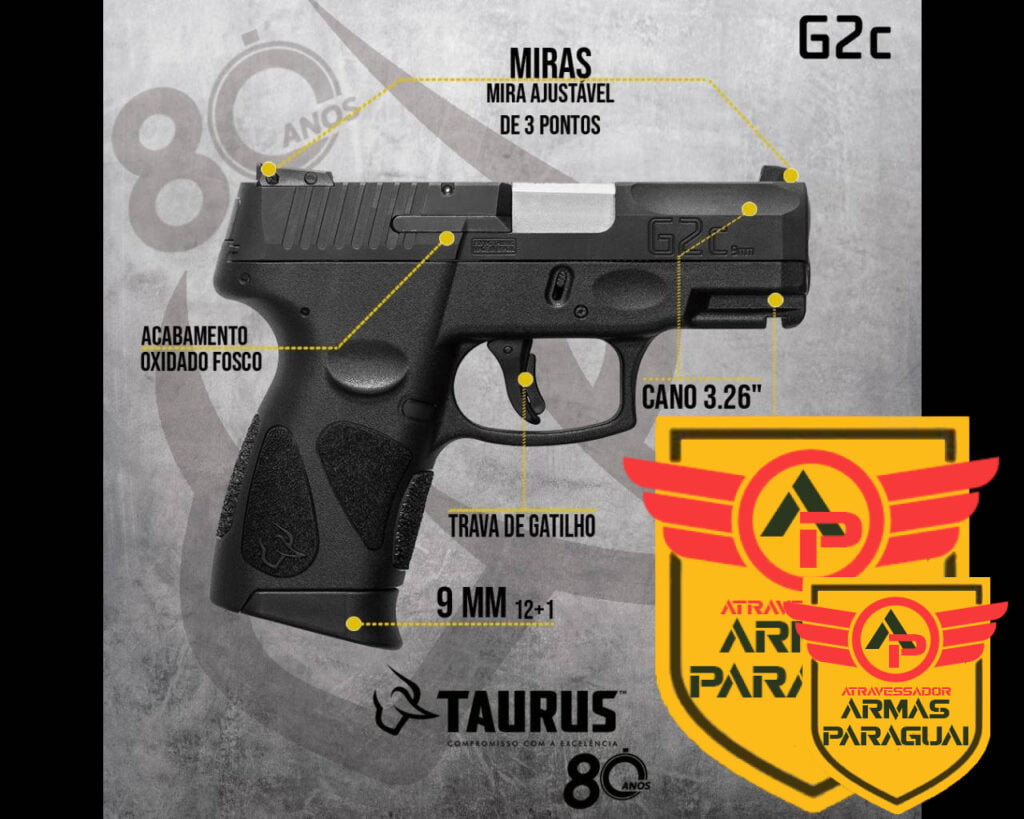 Pistola Taurus G2C 9mm