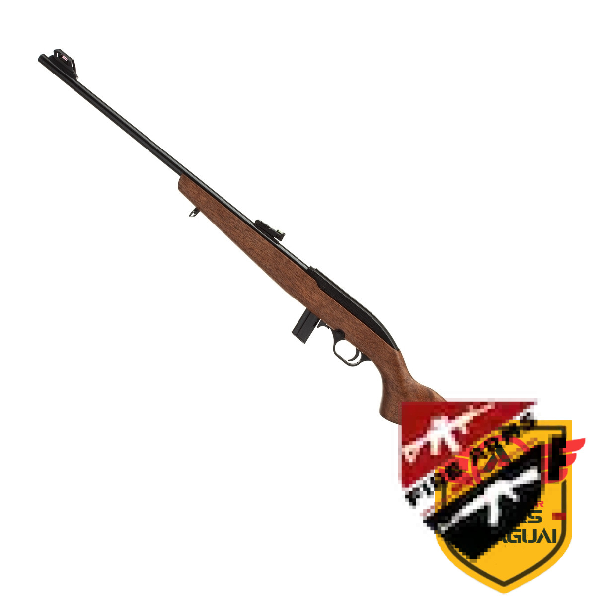 Rifle CBC 7022 Semiautomático Calibre .22LR Cano 21″ Oxidado Coronha Madeira