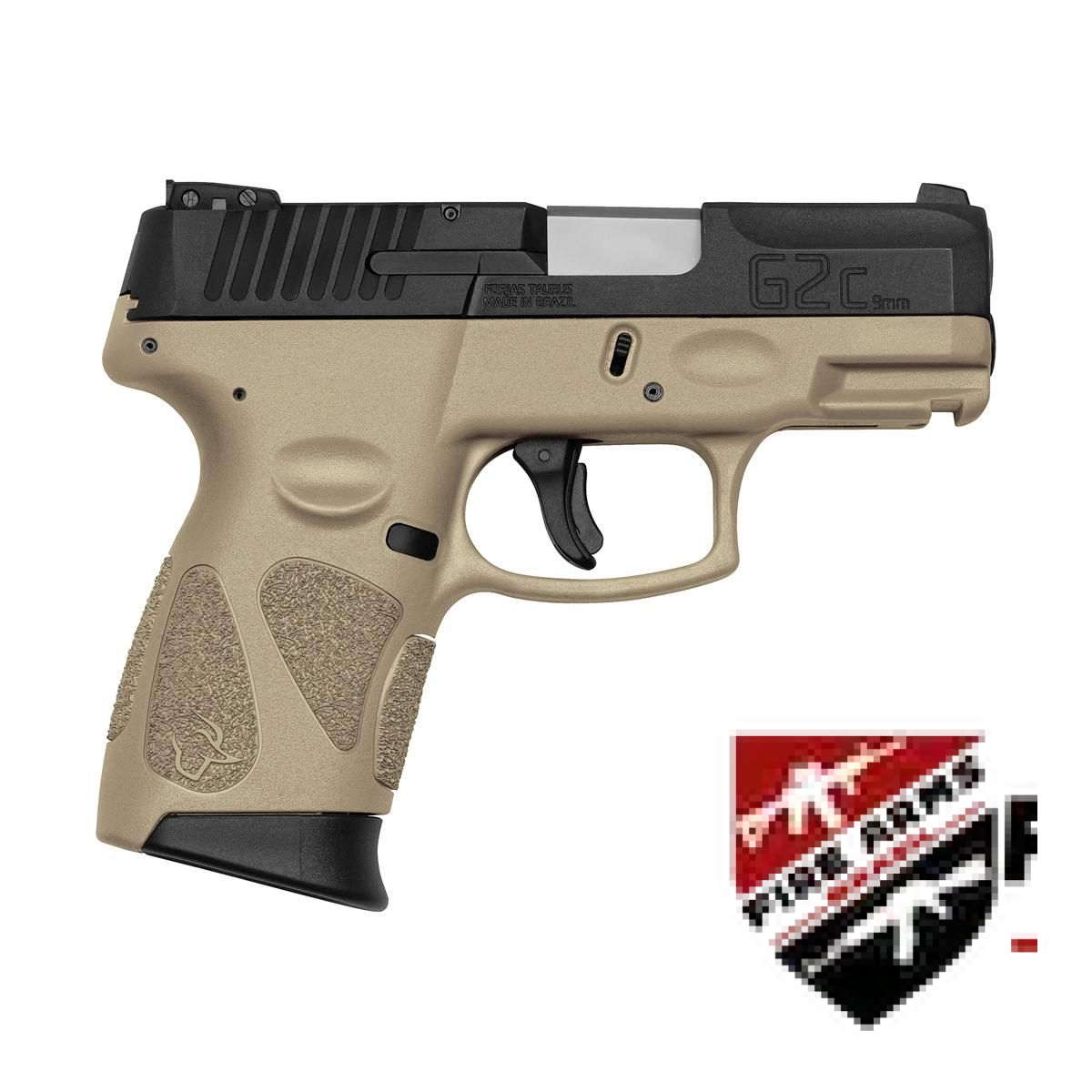 PISTOLA TAURUS G2C CAL. 38 TPC TAN (LANÇAMENTO)