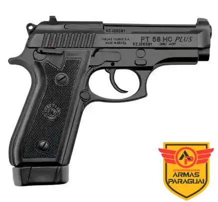 Pistola Taurus Pt 58 Hc Plus Oxidado Cal. .380