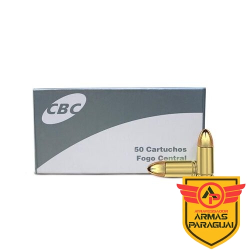 Caixa Master 1000 Munições de Munição CBC Treina 9mm ETOG 124gr - 1000un