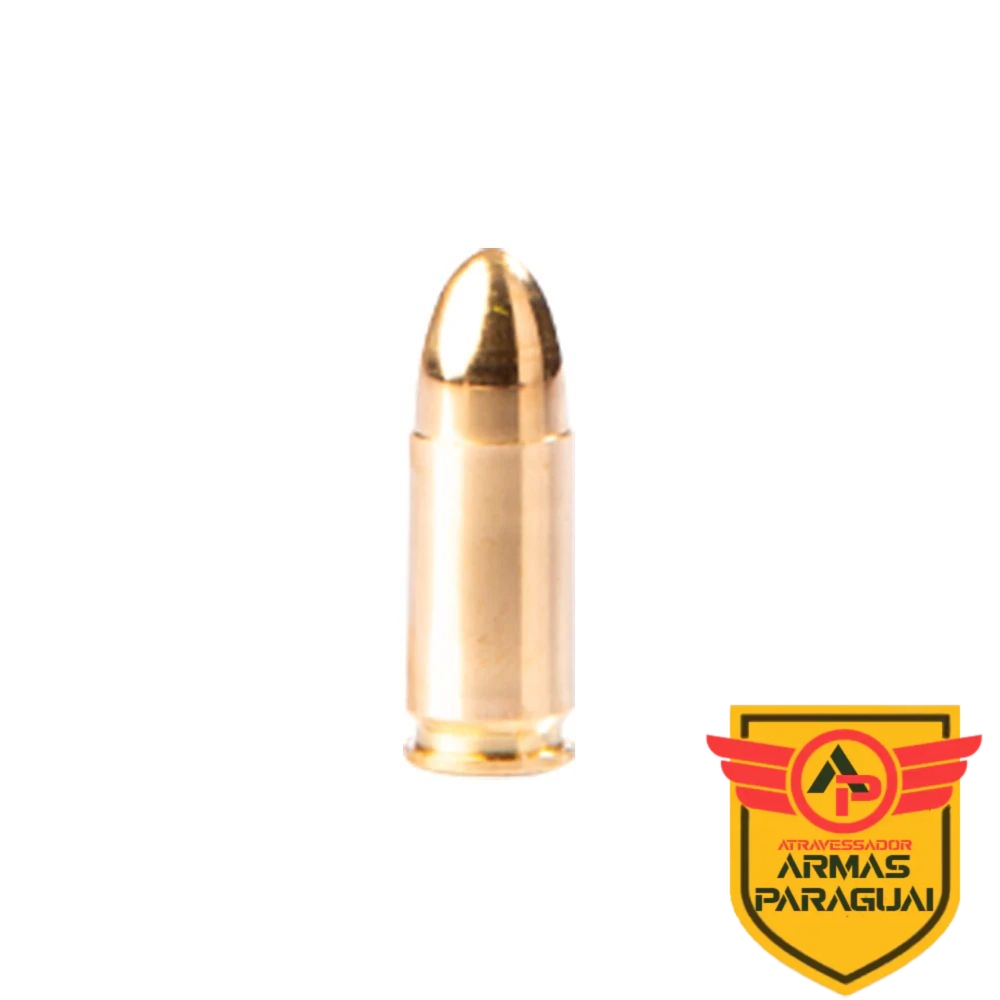 Munição Fiocchi Luger 9mm 124gr FMJ - 50 un