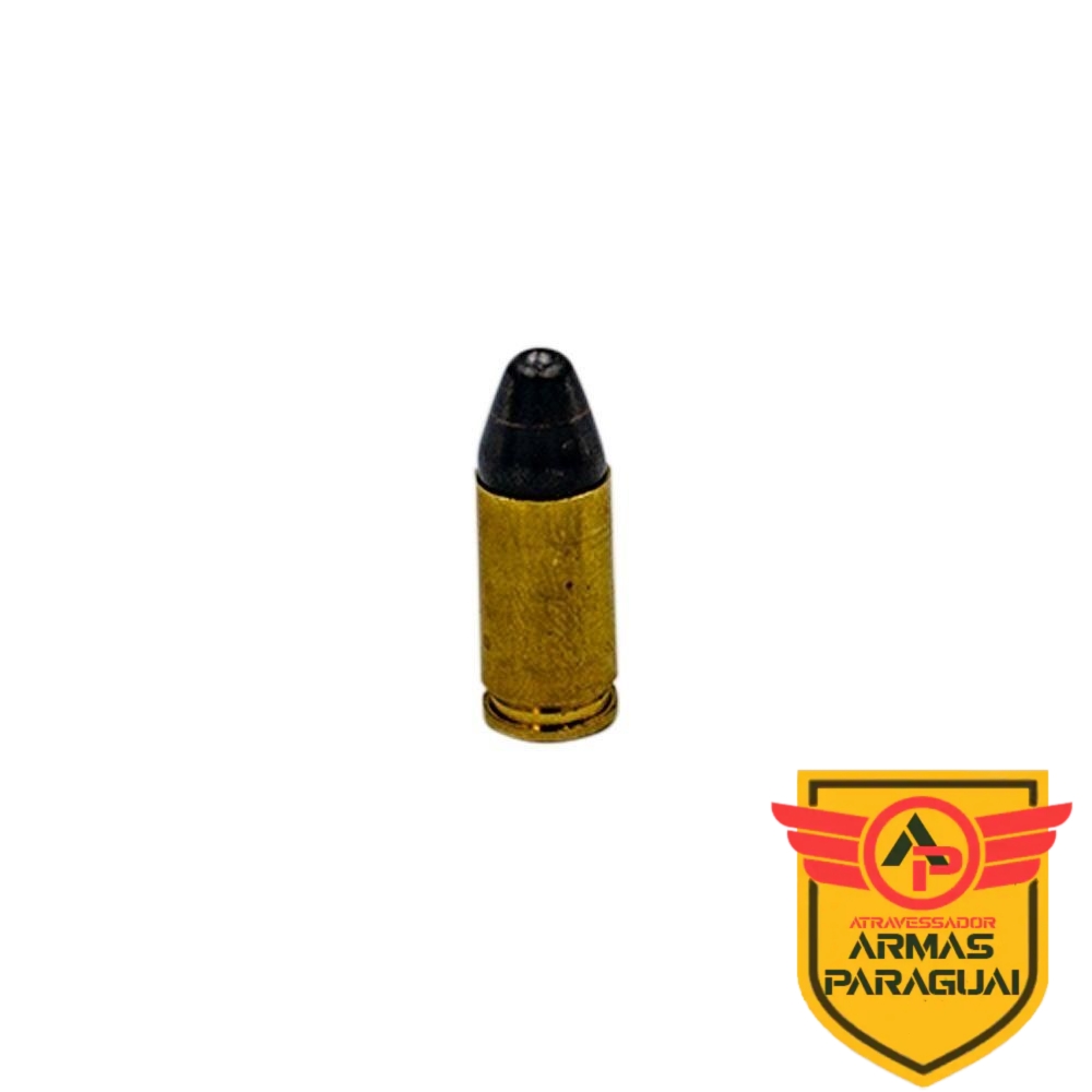Munição Fiocchi Cal 9mm FMJTC Black Mamba 100GR CX 50