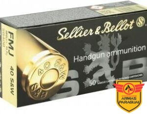 MUNIÇÃO SELLIER & BELLOT .40 S&W FMJ 165GRS