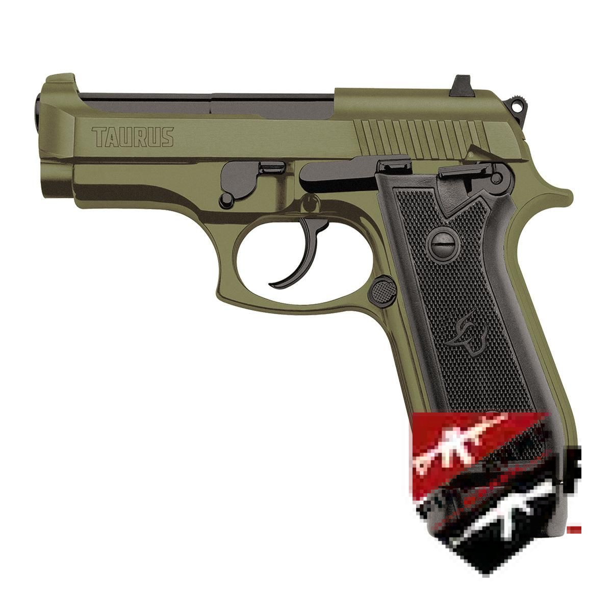 PISTOLA 58 HC PLUS OD GREEN CAL. .380ACP