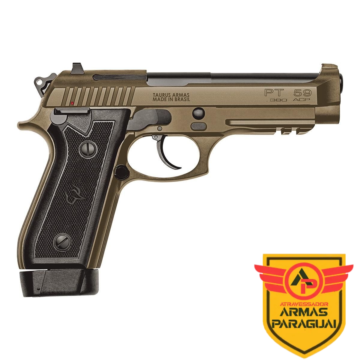 PISTOLA 59S FDE CAL. .380ACP