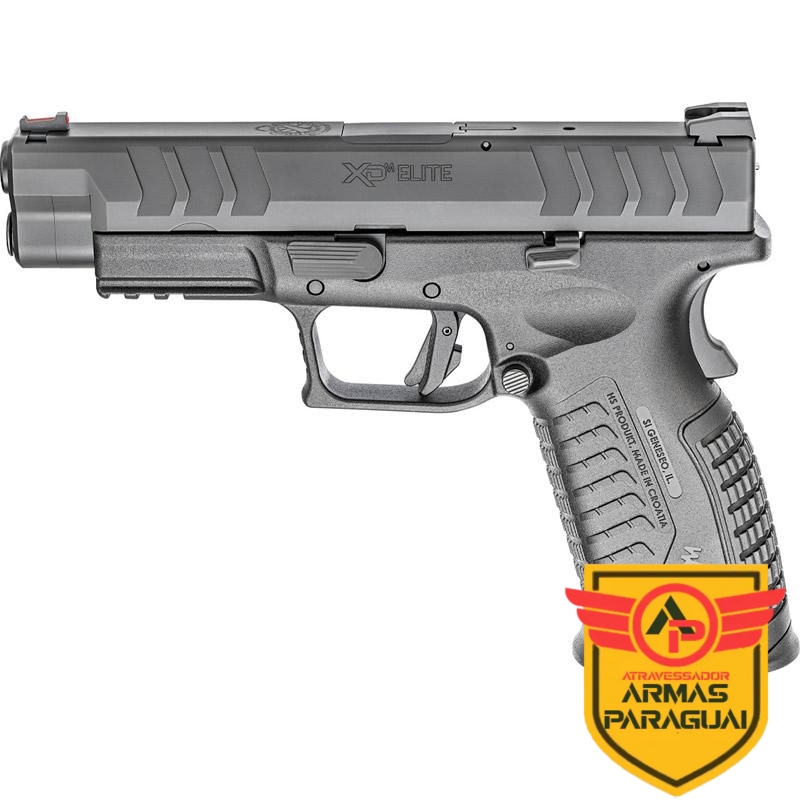 Pistola Springfield Armory 9mm XD-M ELITE 4.5″ Aço Carbono Fosco