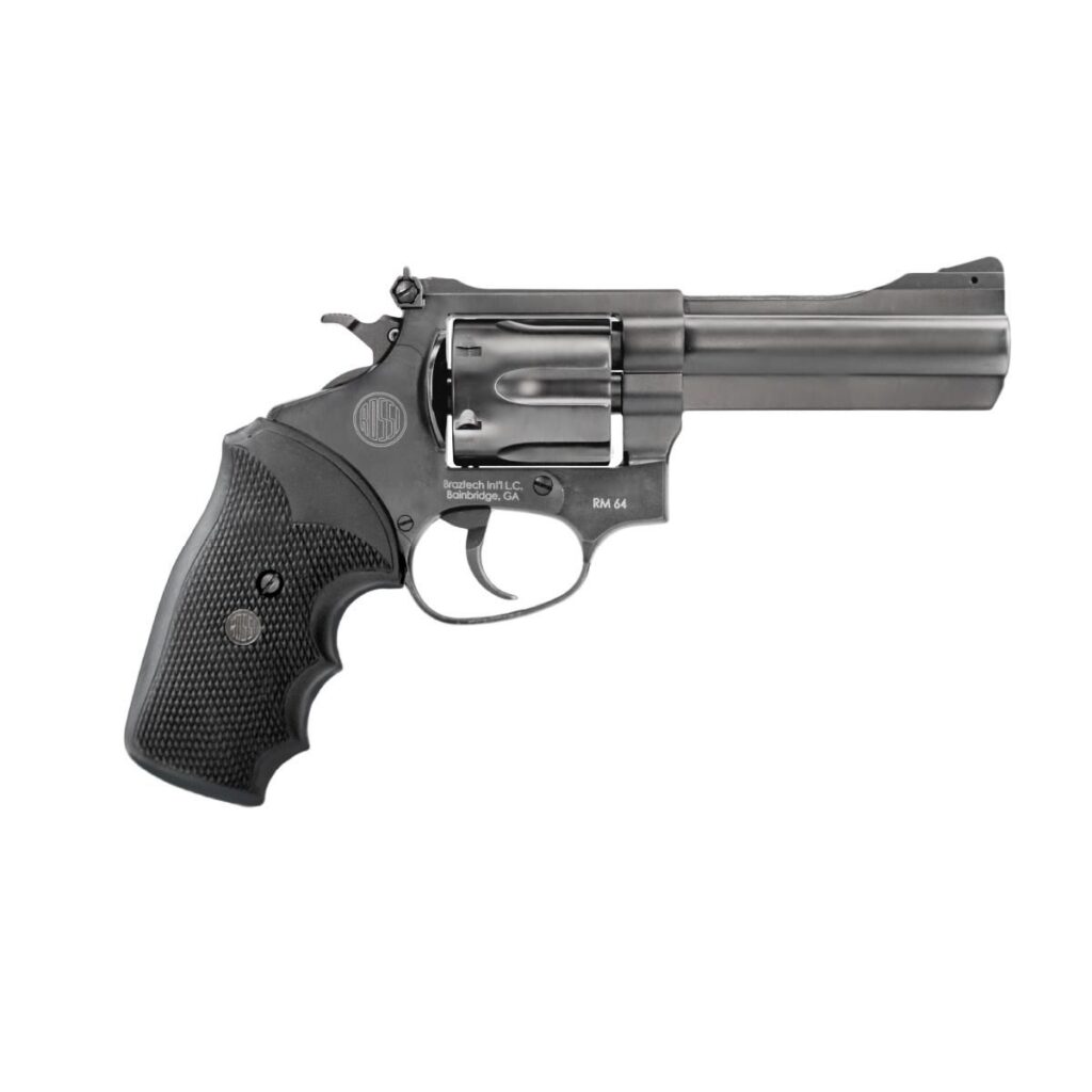 REVÓLVER ROSSI RM64 CAL. .38 SPL TUNG CABO BORRACHA