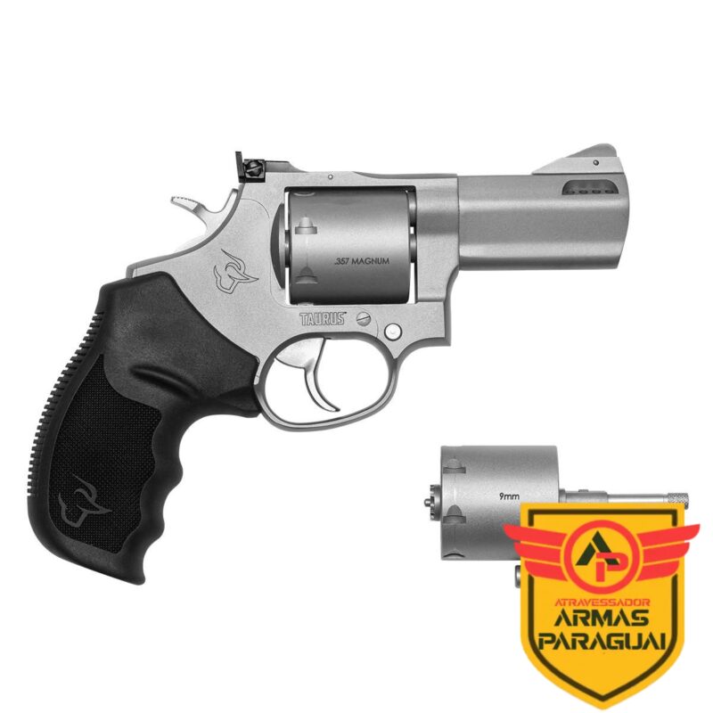 Revólver RT 692 Calibre .357 e 9MM 3" Inox Fosco