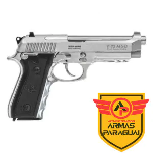 Pistola Taurus PT 92 Inox – Calibre .9mm