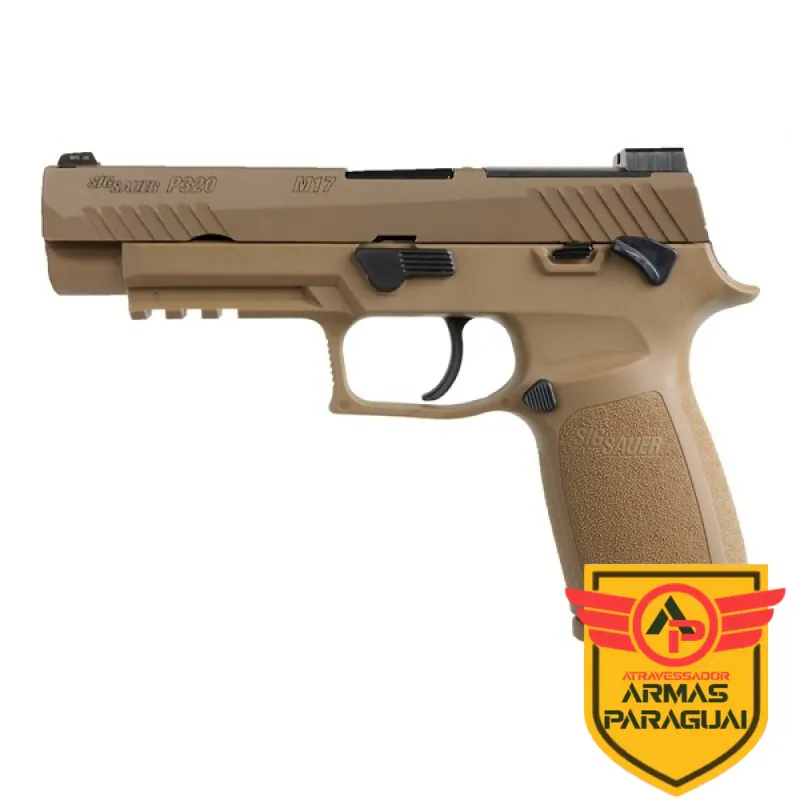 PISTOLA P320-M17 COYOTE C/ TRAVA E CALIBRE 9MM - SIG SAUER
