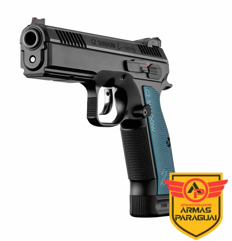 PISTOLA CZ SHADOW 2 OXIDADA TALA AZUL CAL.9MM