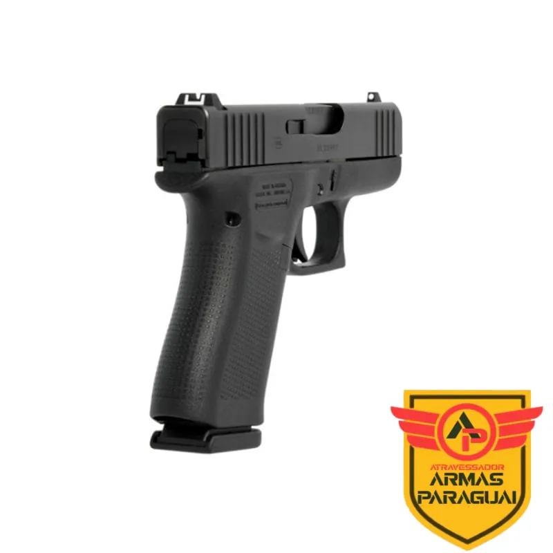 Pistola Glock G43X Gen5 Calibre 9Mm 10+1 Tiros