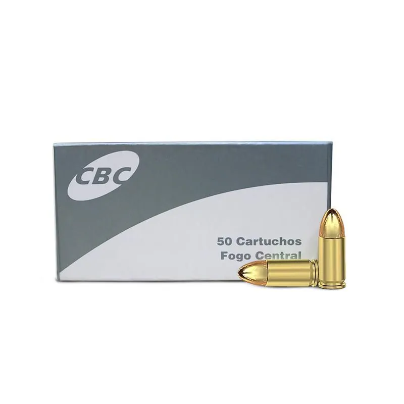 Caixa Master 1000 Munições de Munição CBC Treina 9mm ETOG 124gr - 1000un